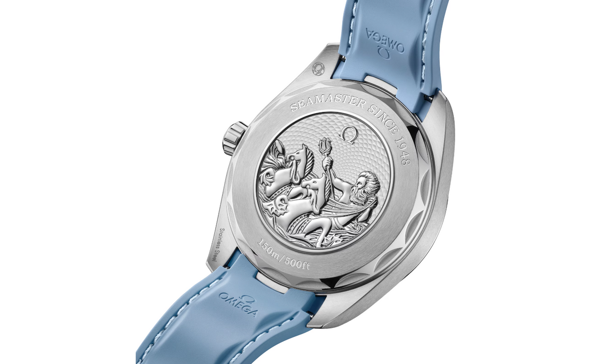 OMG Seamaster Aqua Terra 150M Co-Axial Master Chronometer Gmt Worldtimer 43mm Summer Blue