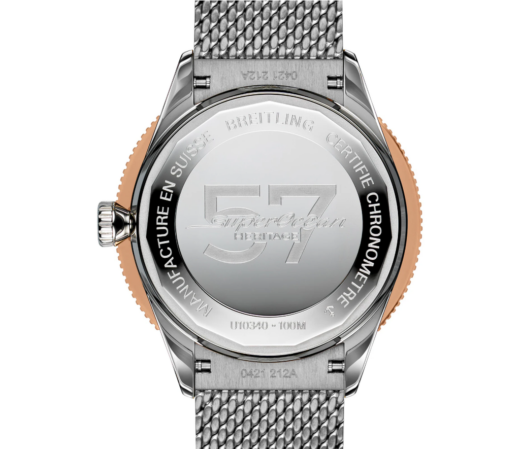 BRT Superocean Heritage '57 Highlands Capsule 38mm Mens Watch Green 2 Straps