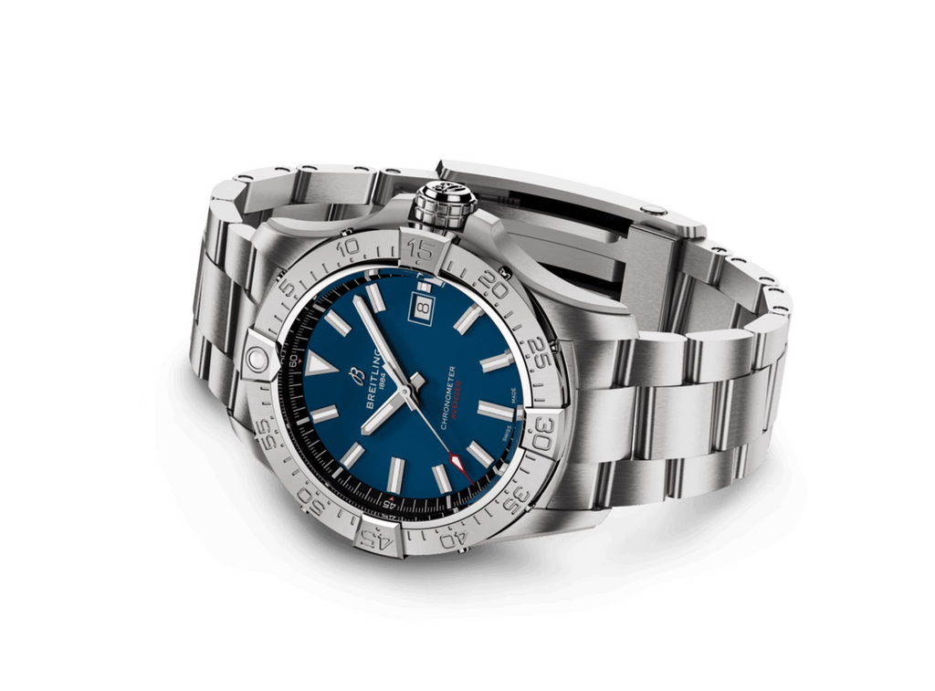BRT Avenger Automatic 42mm Mens Watch Blue Stainless Steel