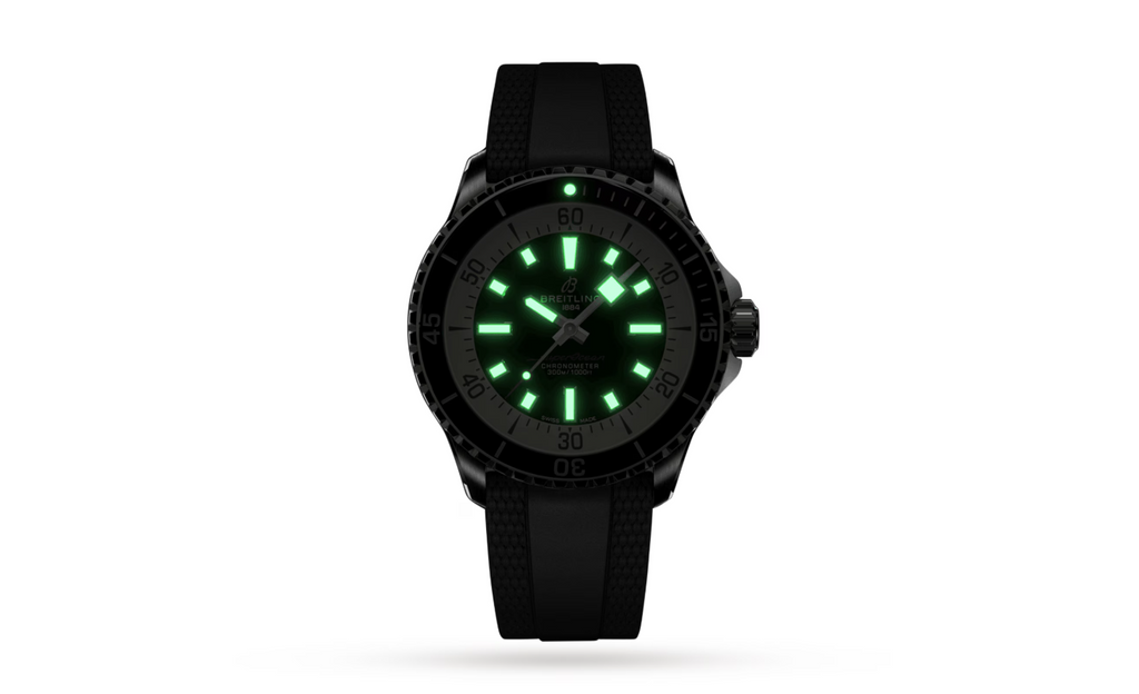 BRT Superocean Automatic 42 Stainless Steel Rubber Strap Watch