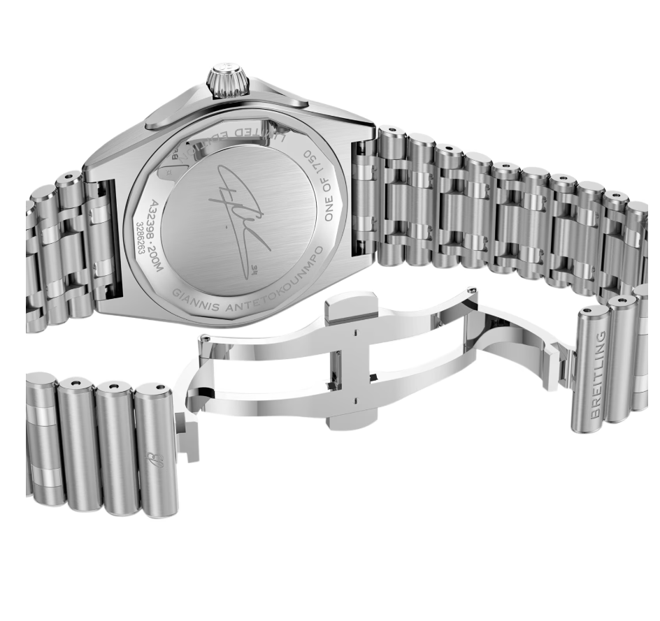 BRT Chronomat Automatic GMT Giannis Antetokounmpo 40mm Mens Watch Green