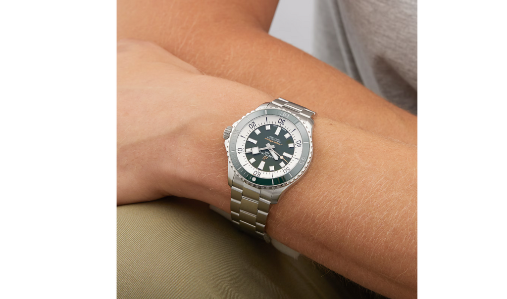 BRT Superocean Automatic 44 Stainless Steel - Green Watch