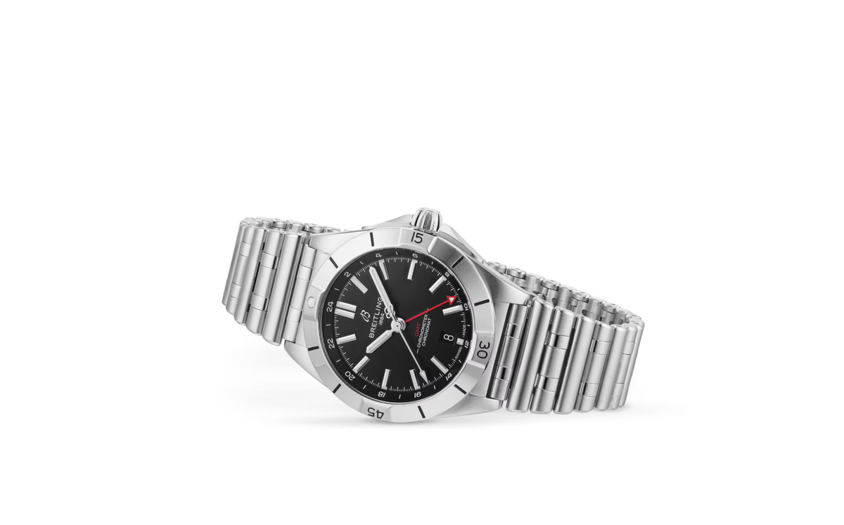 BRT Chronomat Automatic GMT 40 Stainless Steel Watch