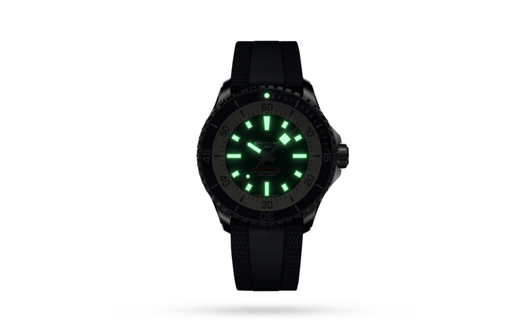 BRT Superocean Automatic 42 Stainless Steel Rubber Strap Watch