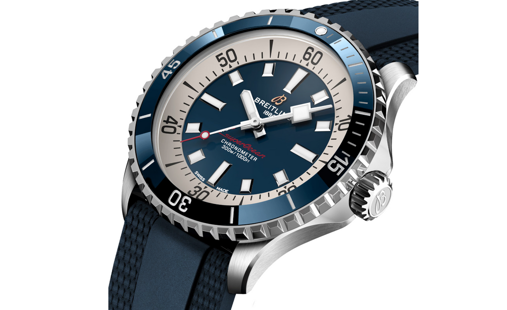 BRT Superocean Automatic 42 Stainless Steel Rubber Strap Watch