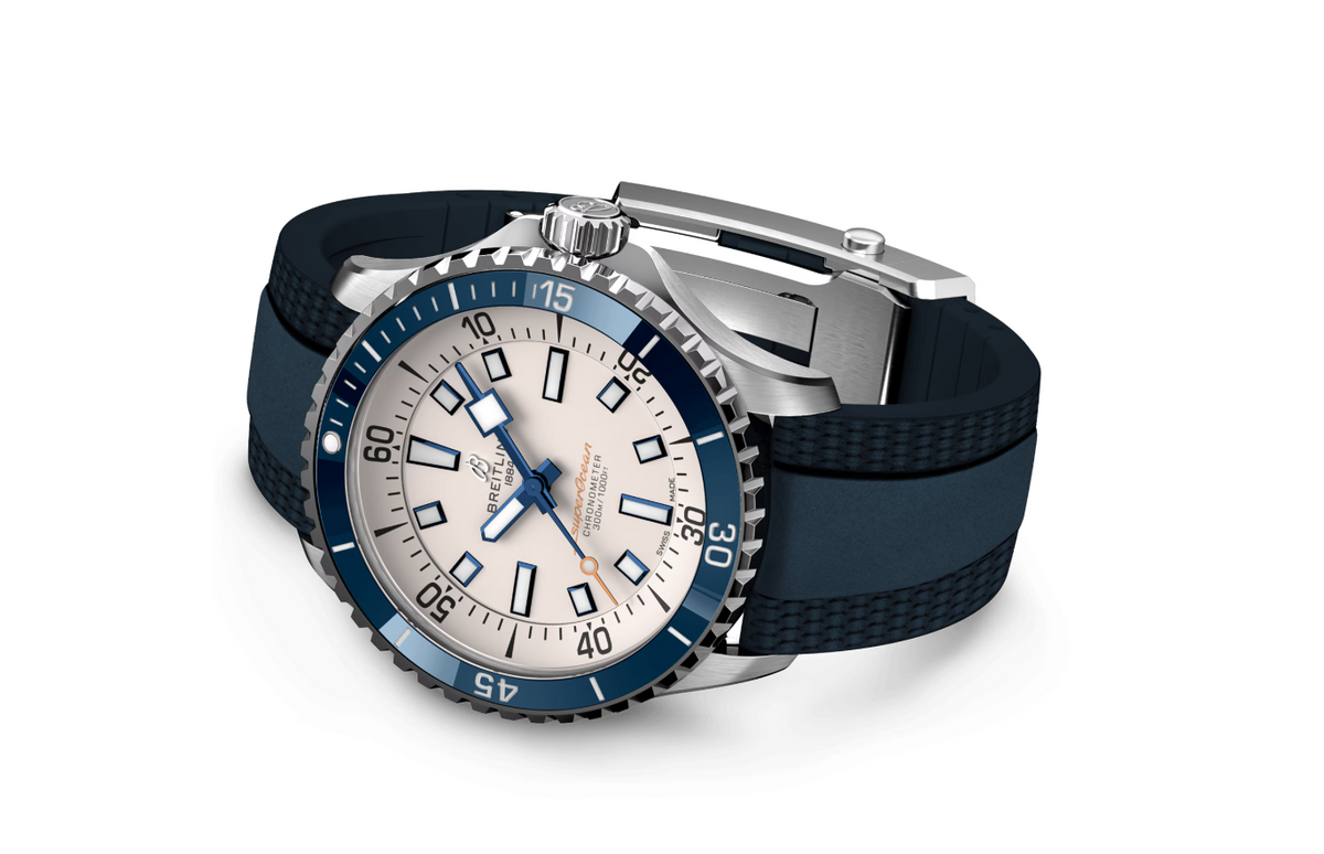 BRT Superocean Automatic 42 Stainless Steel Rubber Strap Watch