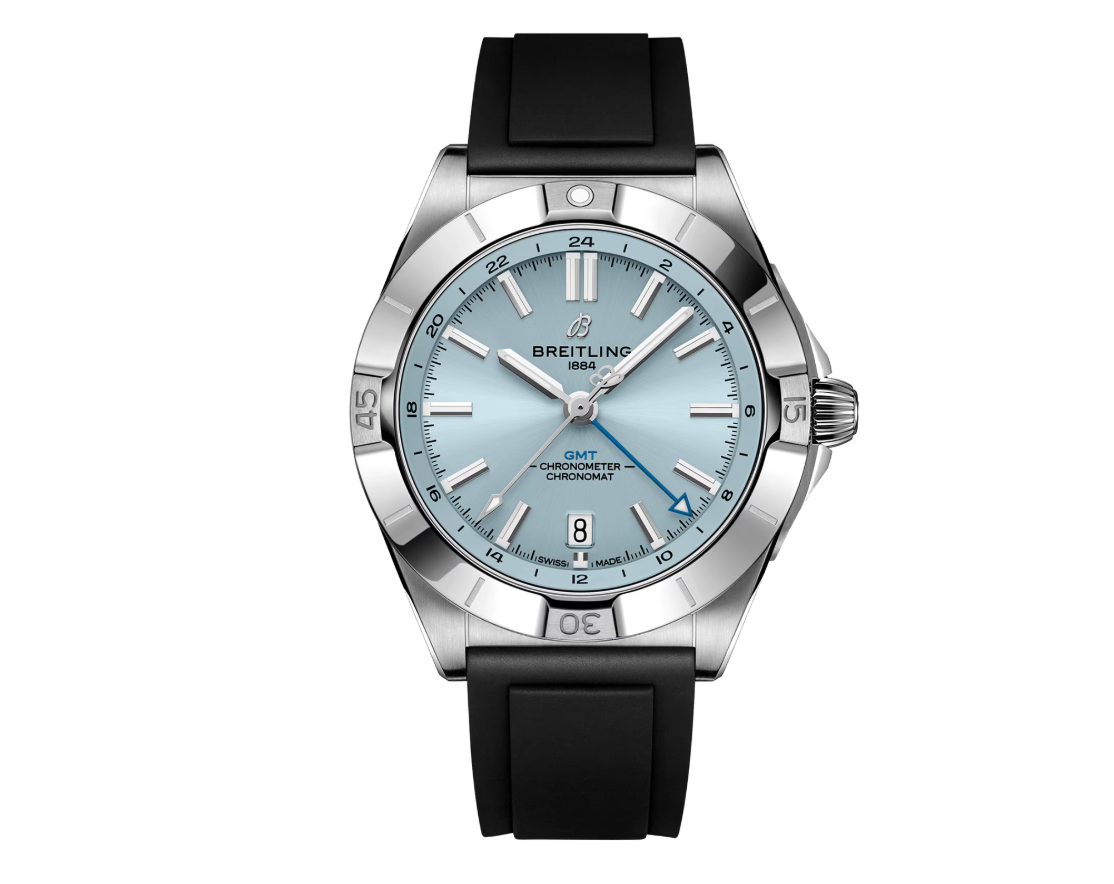 BRT Chronomat Automatic GMT 40mm Mens Watch Blue