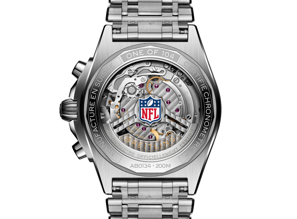 BRT Chronomat B01 42 Jacksonville Jaguars Limited Edition Mens Watch Stainless Steel