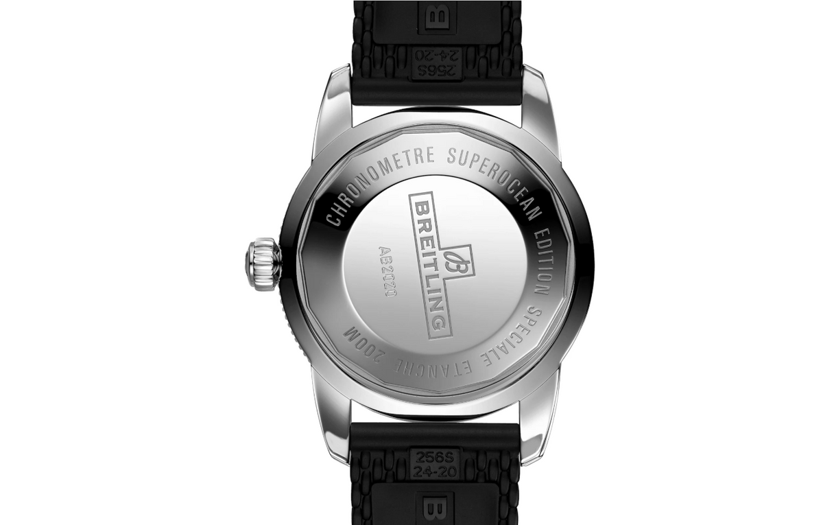 BRT Superocean Heritage B20 Automatic 46 Stainless Steel Rubber Strap Watch