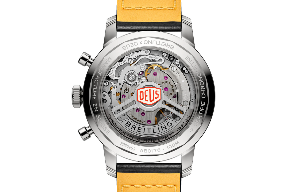 BRT Top Time B01 Deus 41mm Mens Watch Leather