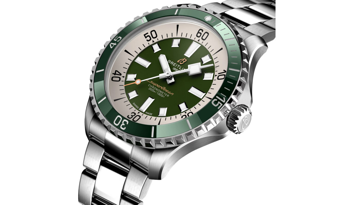BRT Superocean Automatic 44 Stainless Steel - Green Watch