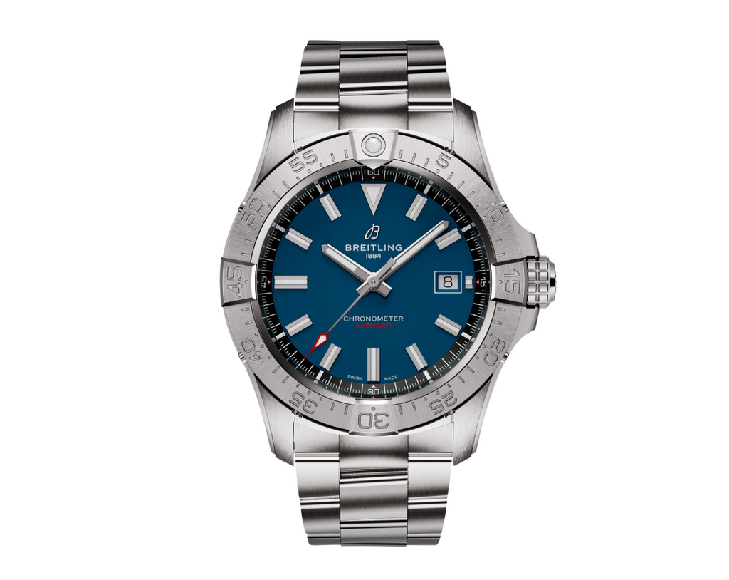 BRT Avenger Automatic 42mm Mens Watch Blue Stainless Steel