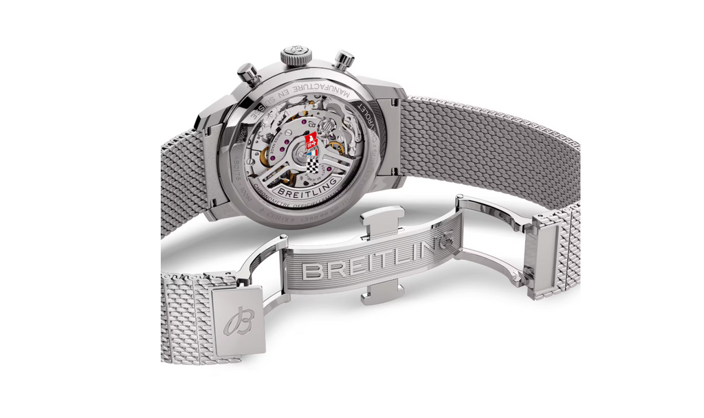 BRT Top Time B01 Classic Cars Chevrolet Corvette 41mm Mens Watch Mesh Strap