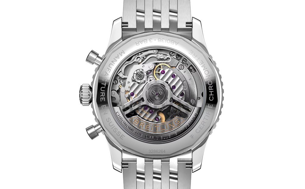 BRT Navitimer B01 Chronograph 43 Stainless Steel Ice Blue Watch