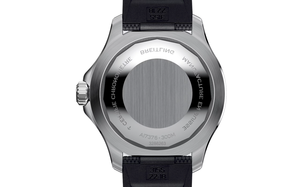 BRT Superocean Automatic 44 Stainless Steel Rubber Strap Watch