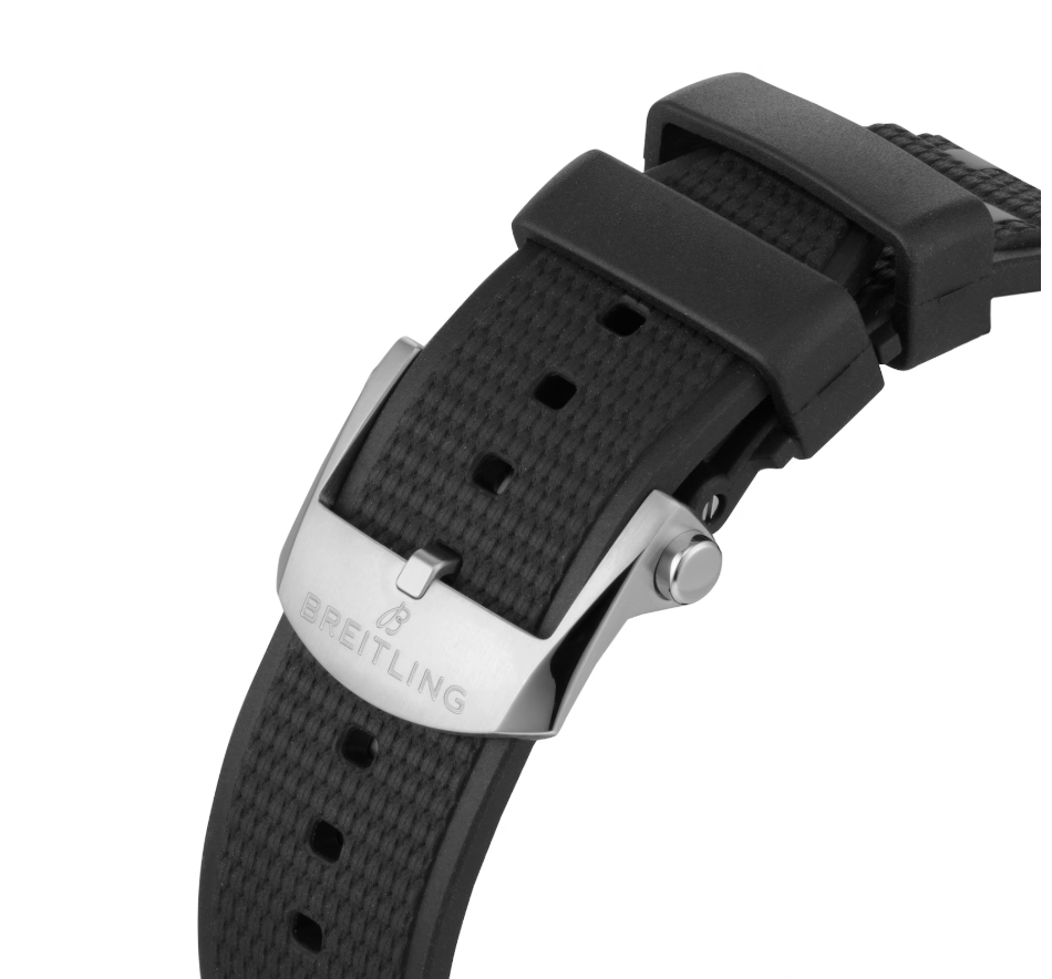 BRT Chronomat B01 42mm Mens Watch Grey Rubber