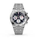 BRT Chronomat B01 42 Houston Texans Limited Edition Mens Watch Stainless Steel