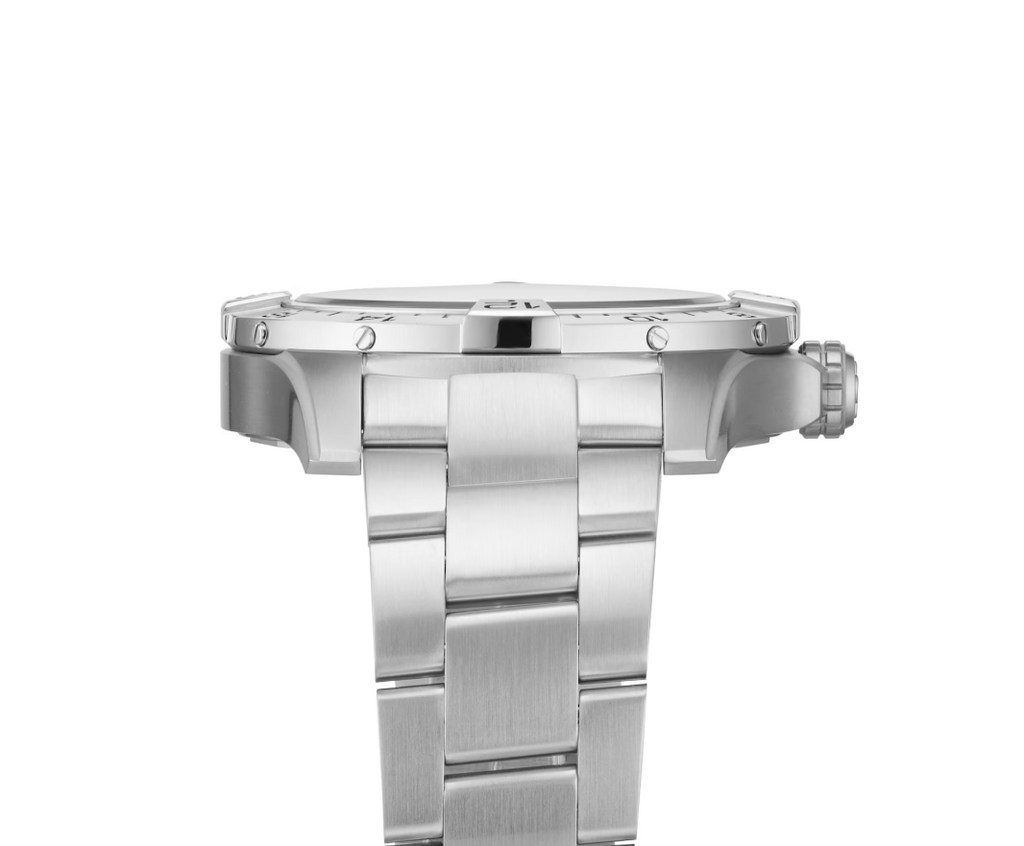 BRT Avenger Automatic GMT 44mm Mens Watch Blue Stainless Steel