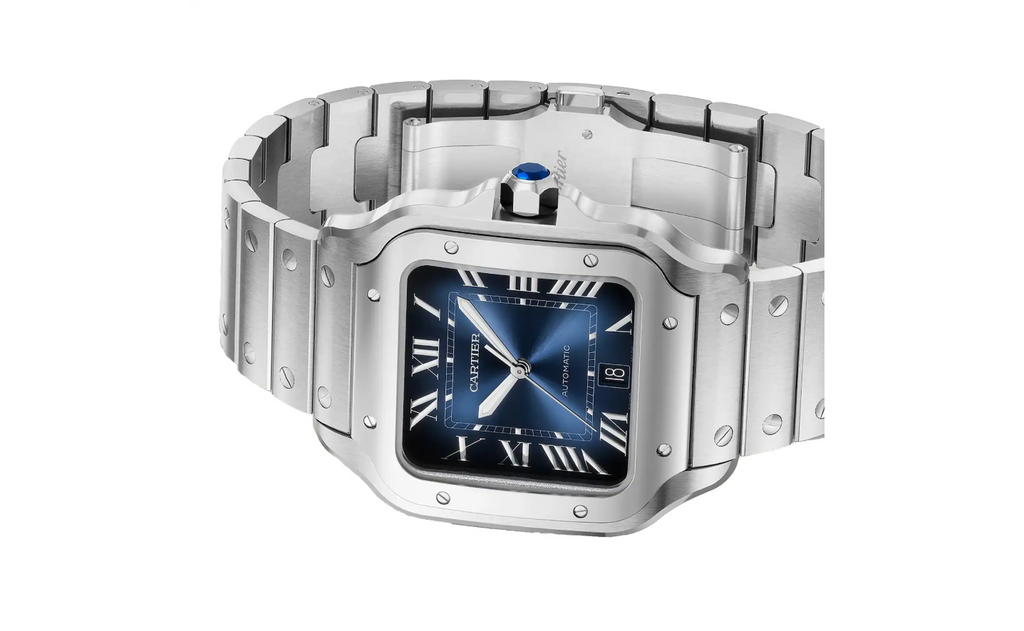 Santos De CRT Watch, Large Model, Automatic Winding, Steel Case