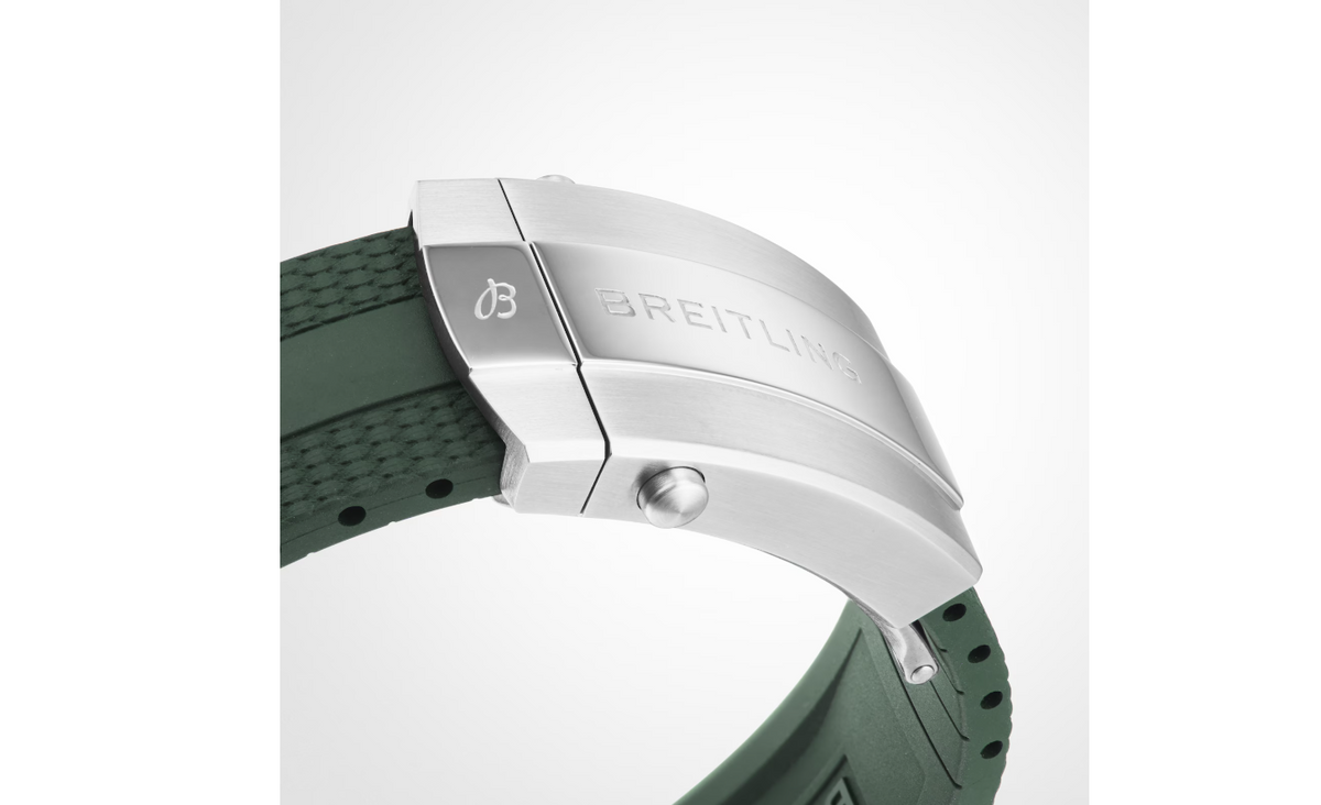 BRT Superocean Automatic 44 Stainless Steel Rubber Strap Watch