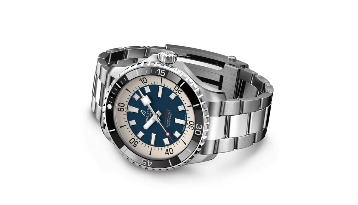 BRT Superocean Automatic 44 Stainless Steel - Blue Watch