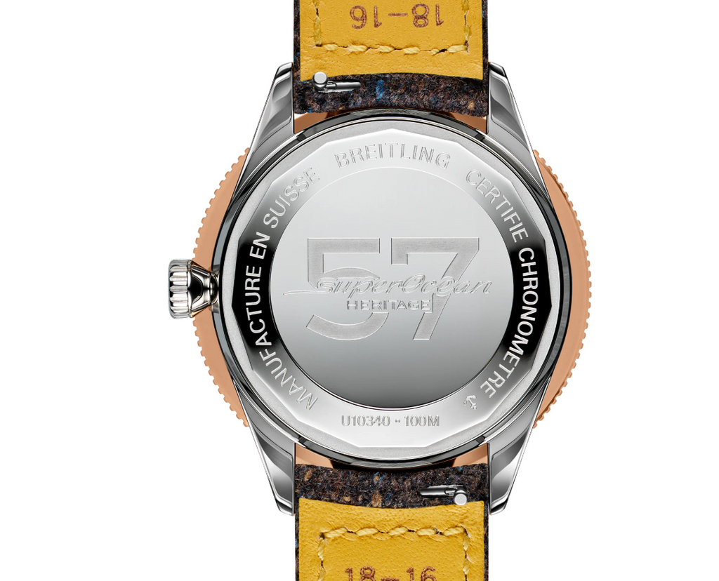 BRT Superocean Heritage '57 Highlands Capsule 38mm Mens Watch Blue 2 Straps