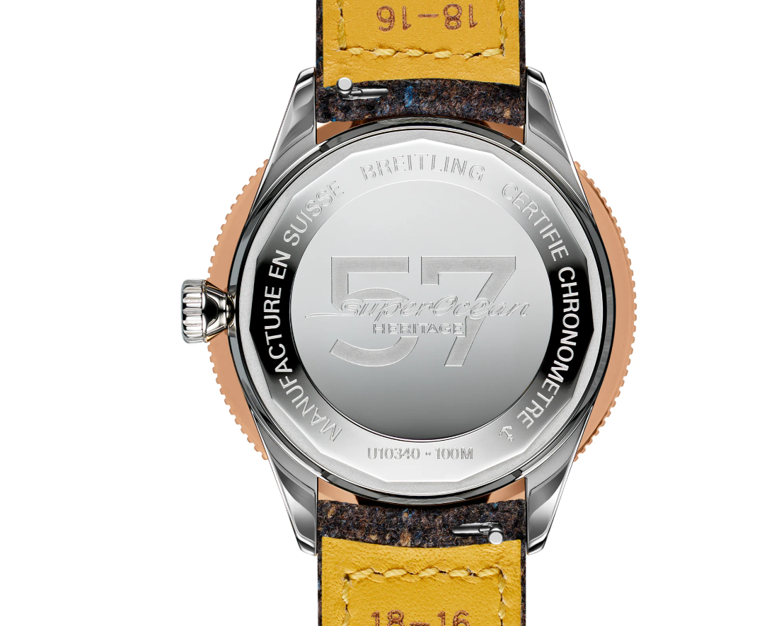 BRT Superocean Heritage '57 Highlands Capsule 38mm Mens Watch Blue 2 Straps