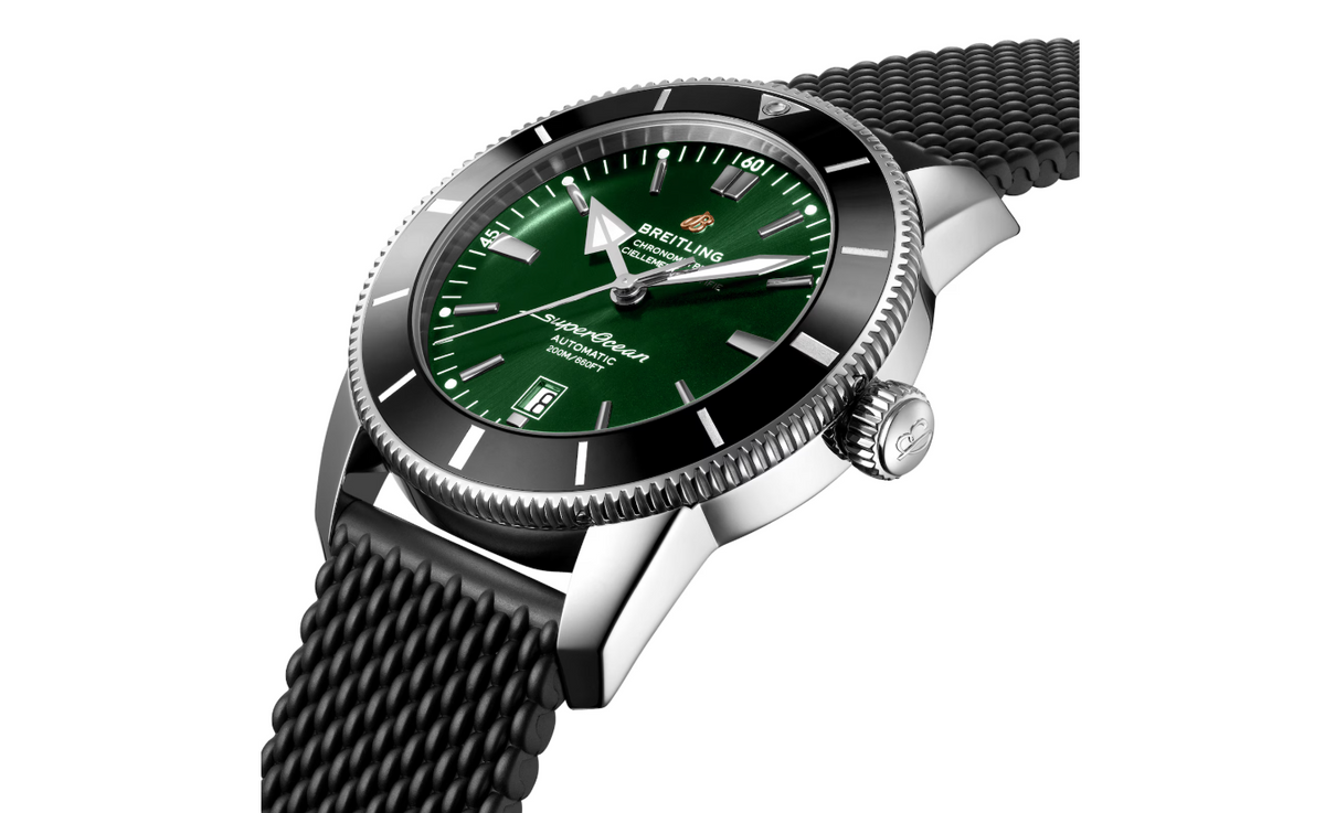 BRT Superocean Heritage B20 Automatic 46 Stainless Steel Rubber Strap Watch