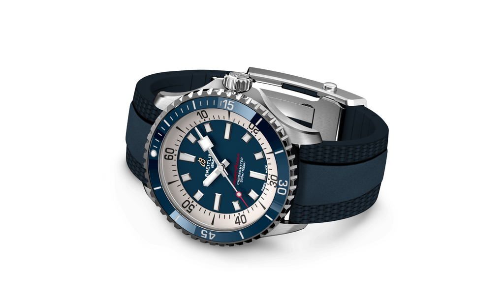 BRT Superocean Automatic 42 Stainless Steel Rubber Strap Watch
