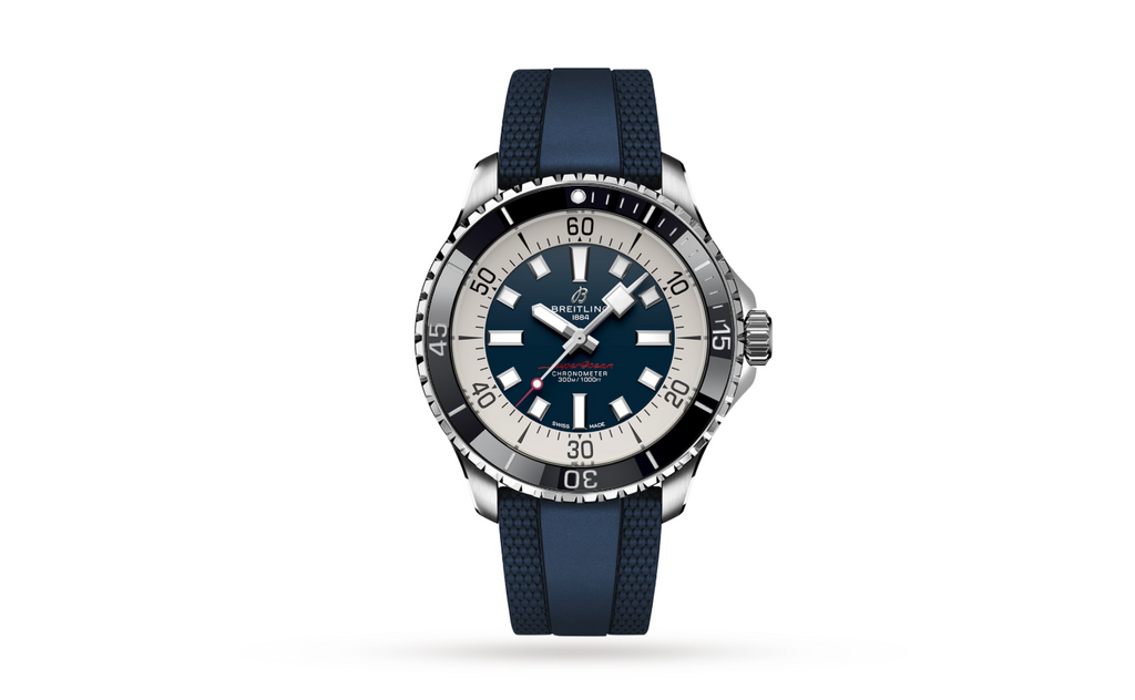 BRT Superocean Automatic 44 Stainless Steel Rubber Strap Watch