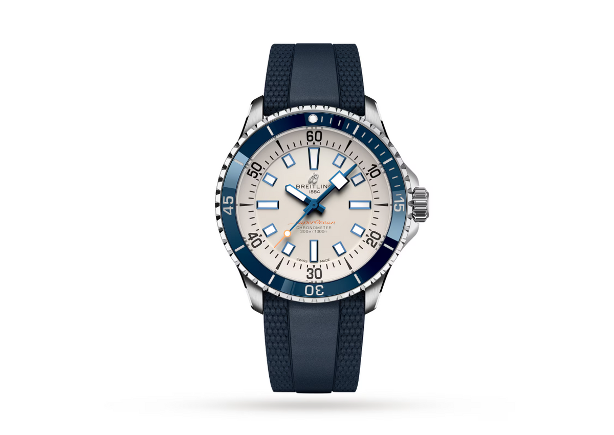 BRT Superocean Automatic 42 Stainless Steel Rubber Strap Watch