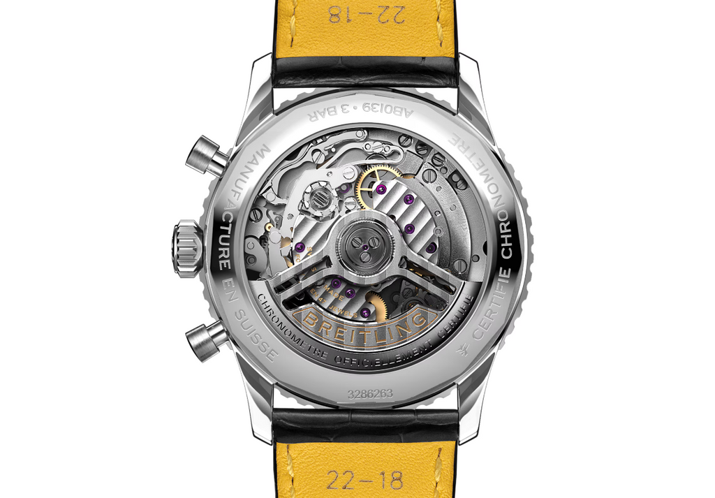 BRT Navitimer B01 Chronograph 41mm Mens Watch Black