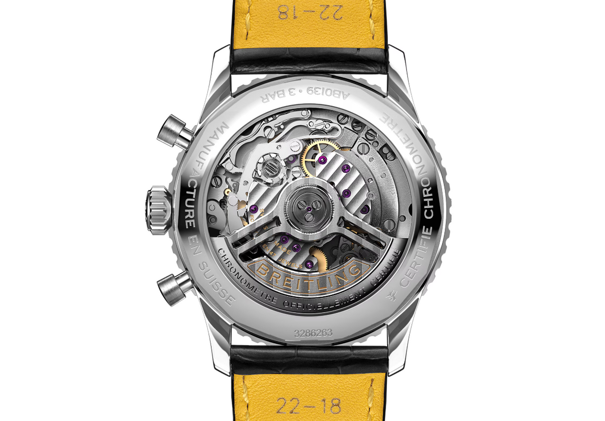 BRT Navitimer B01 Chronograph 41mm Mens Watch Black