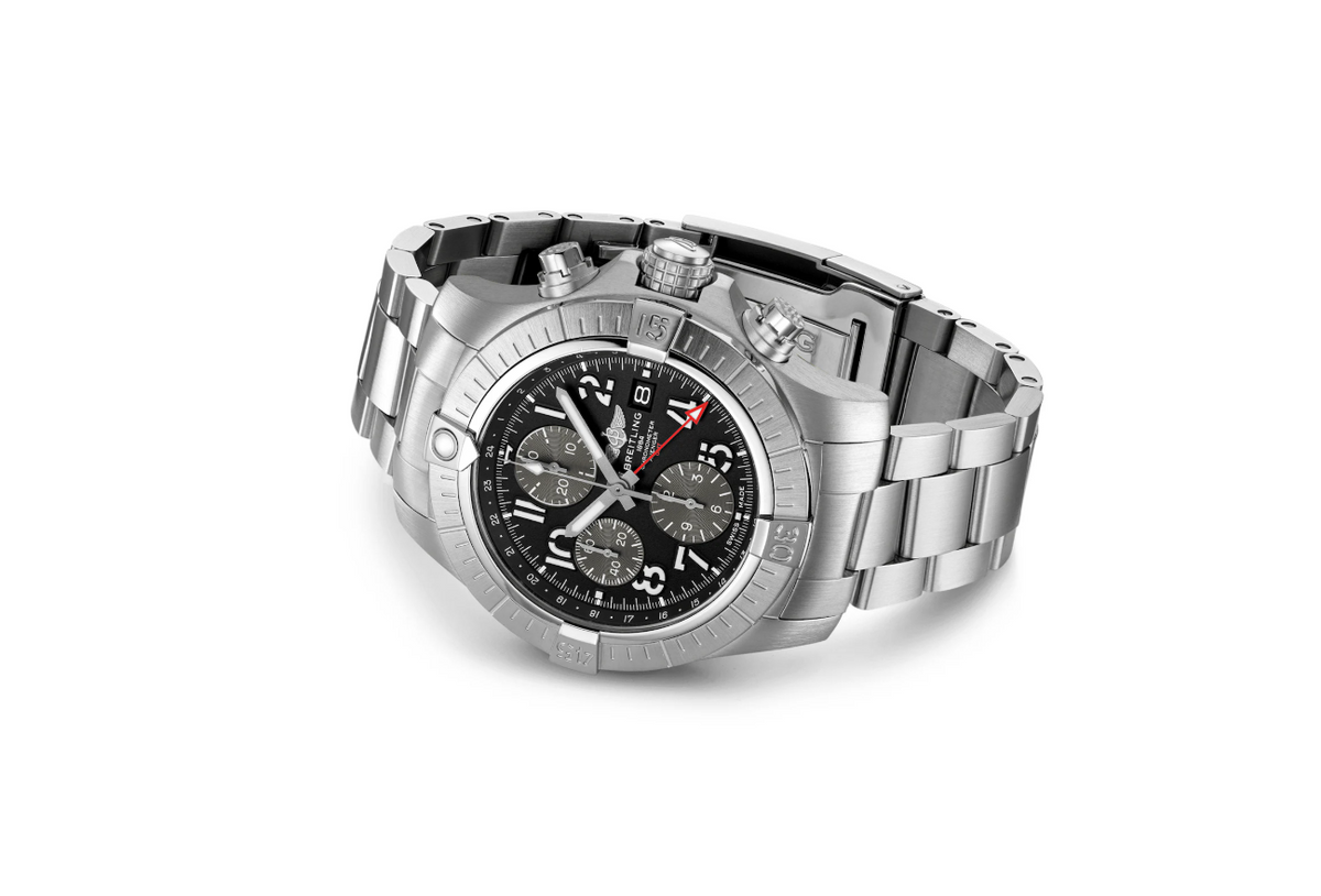 BRT Avenger Chronograph GMT 45 Stainless Steel Watch