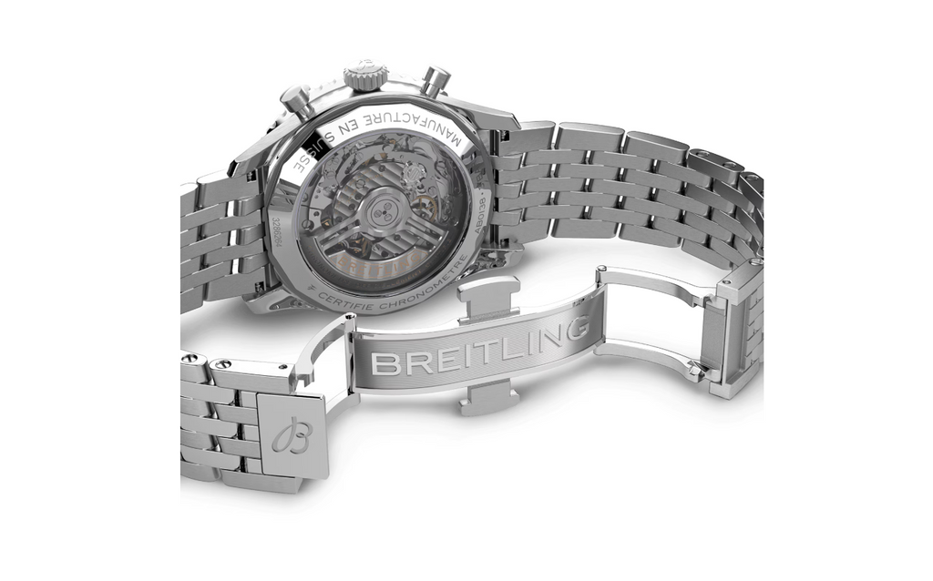 BRT Navitimer B01 Chronograph 43 Stainless Steel Ice Blue Watch
