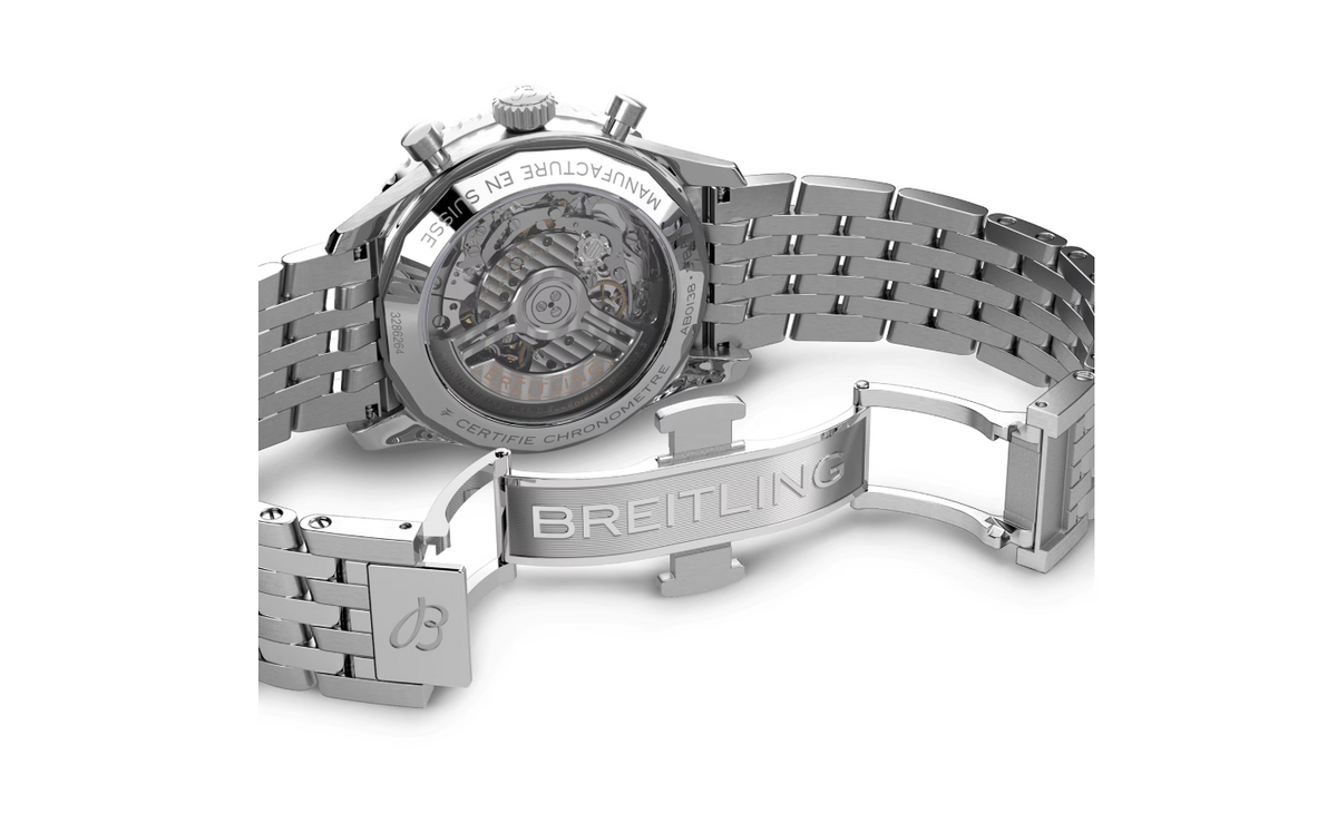 BRT Navitimer B01 Chronograph 43 Stainless Steel Ice Blue Watch