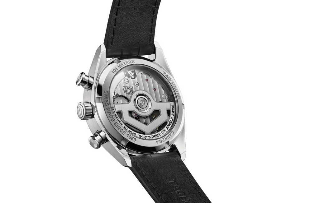 TGHR Carrera Chronograph 39mm Mens Watch Green