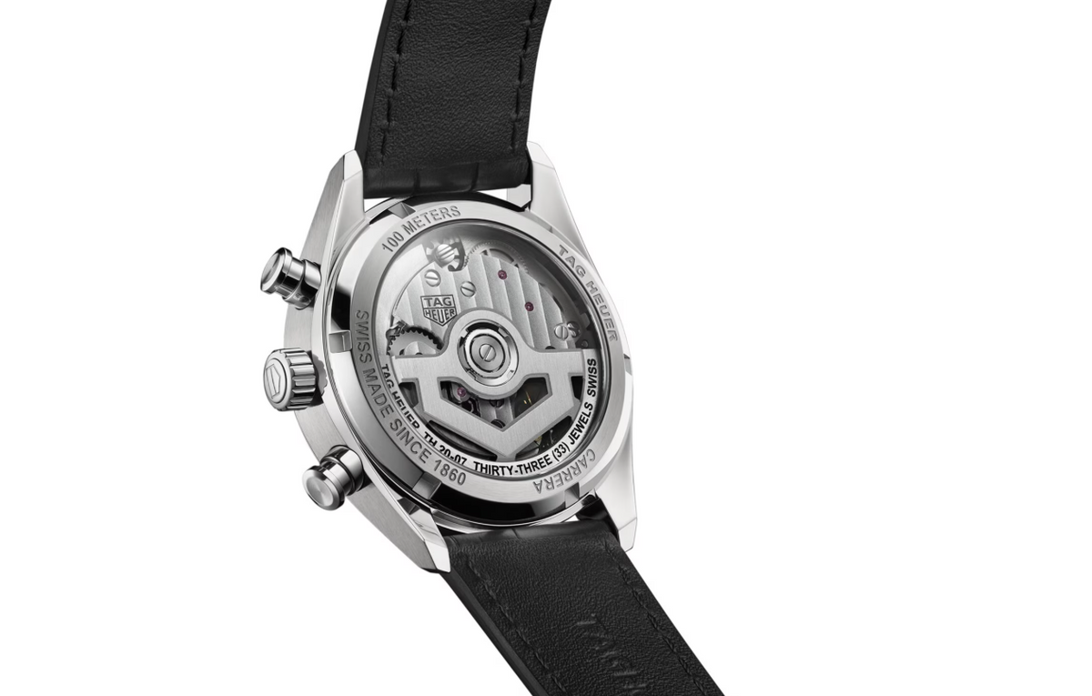 TGHR Carrera Chronograph 39mm Mens Watch Green