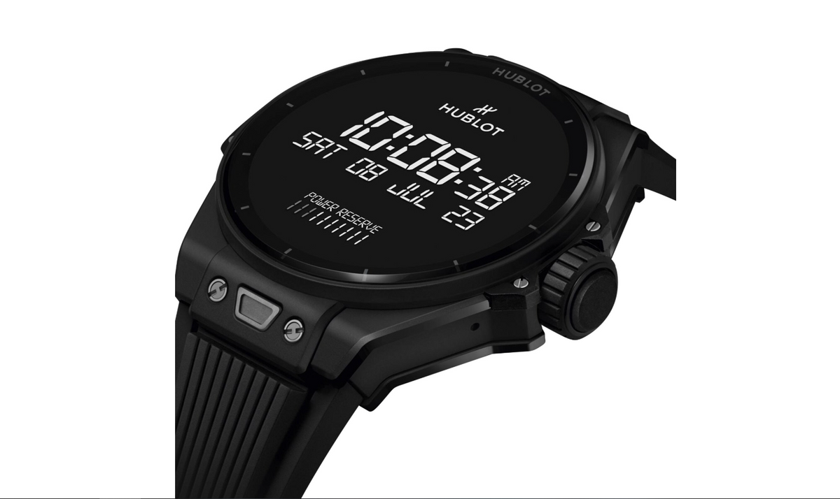 HBT Big Bang E Gen3 Black Magic 44mm Mens Watch Black