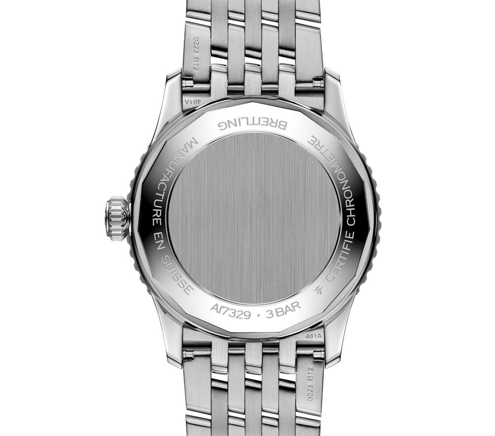 BRT Navitimer Automatic 41mm Mens Watch Light Blue Stainless Steel