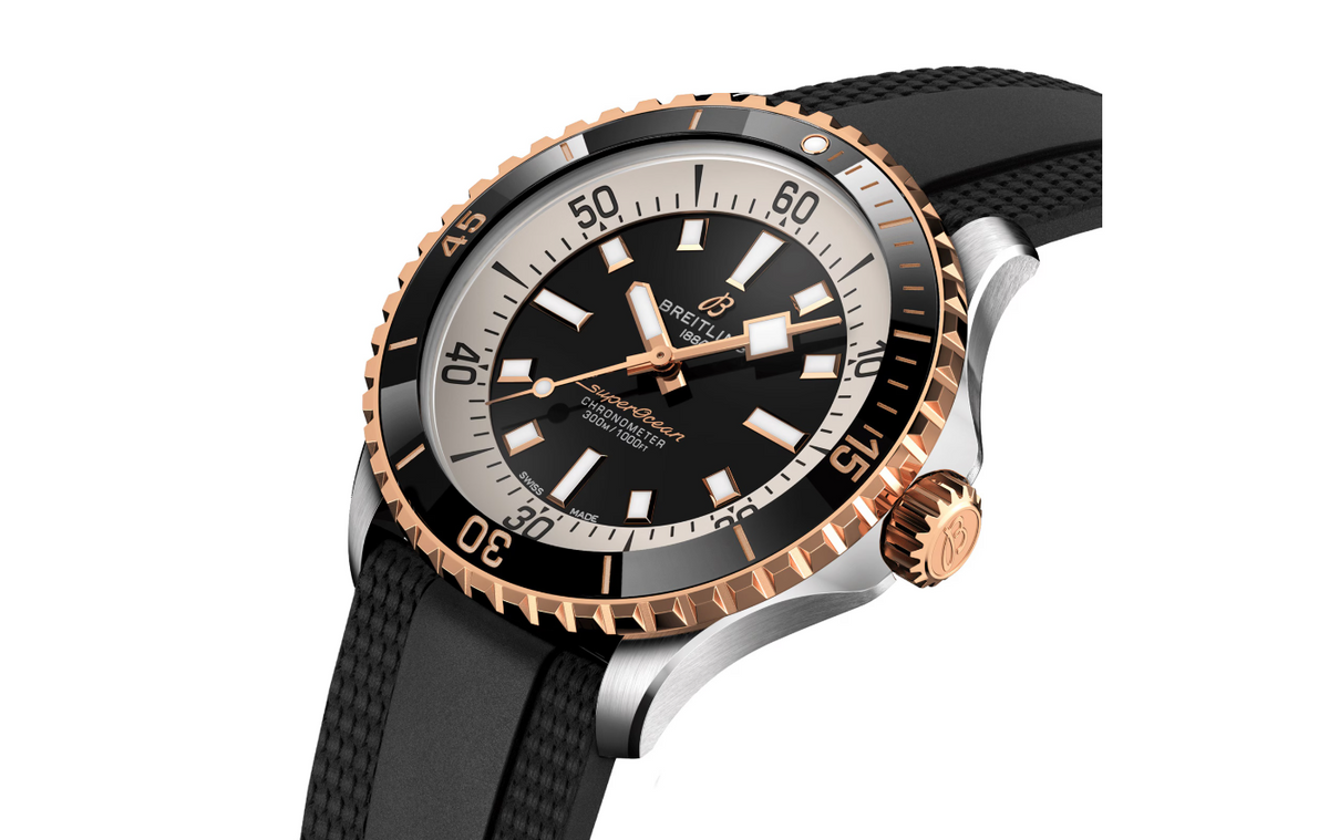 BRT Superocean Automatic 42 Stainless Steel & 18k Red Gold Watch