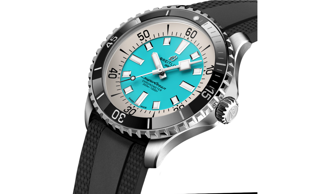 BRT Superocean Automatic 44 Stainless Steel Rubber Strap Watch
