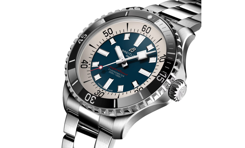 BRT Superocean Automatic 44 Stainless Steel - Blue Watch