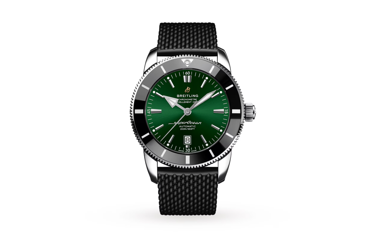 BRT Superocean Heritage B20 Automatic 46 Stainless Steel Rubber Strap Watch