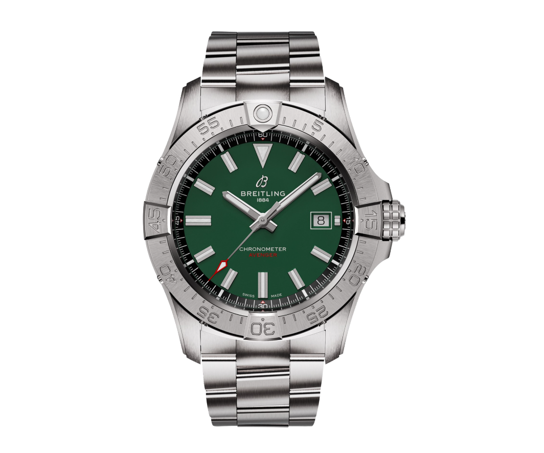 BRT Avenger Automatic 42mm Mens Watch Green Stainless Steel