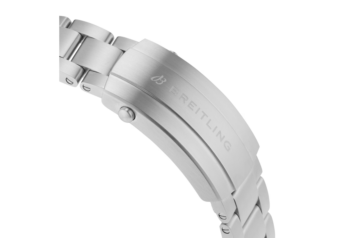 BRT Avenger Chronograph B01 44mm Mens Watch Beige Stainless Steel