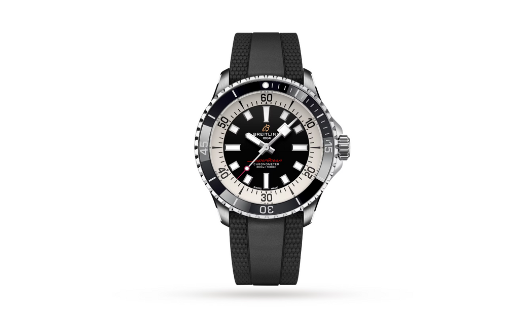 BRT Superocean Automatic 42 Stainless Steel Rubber Strap Watch