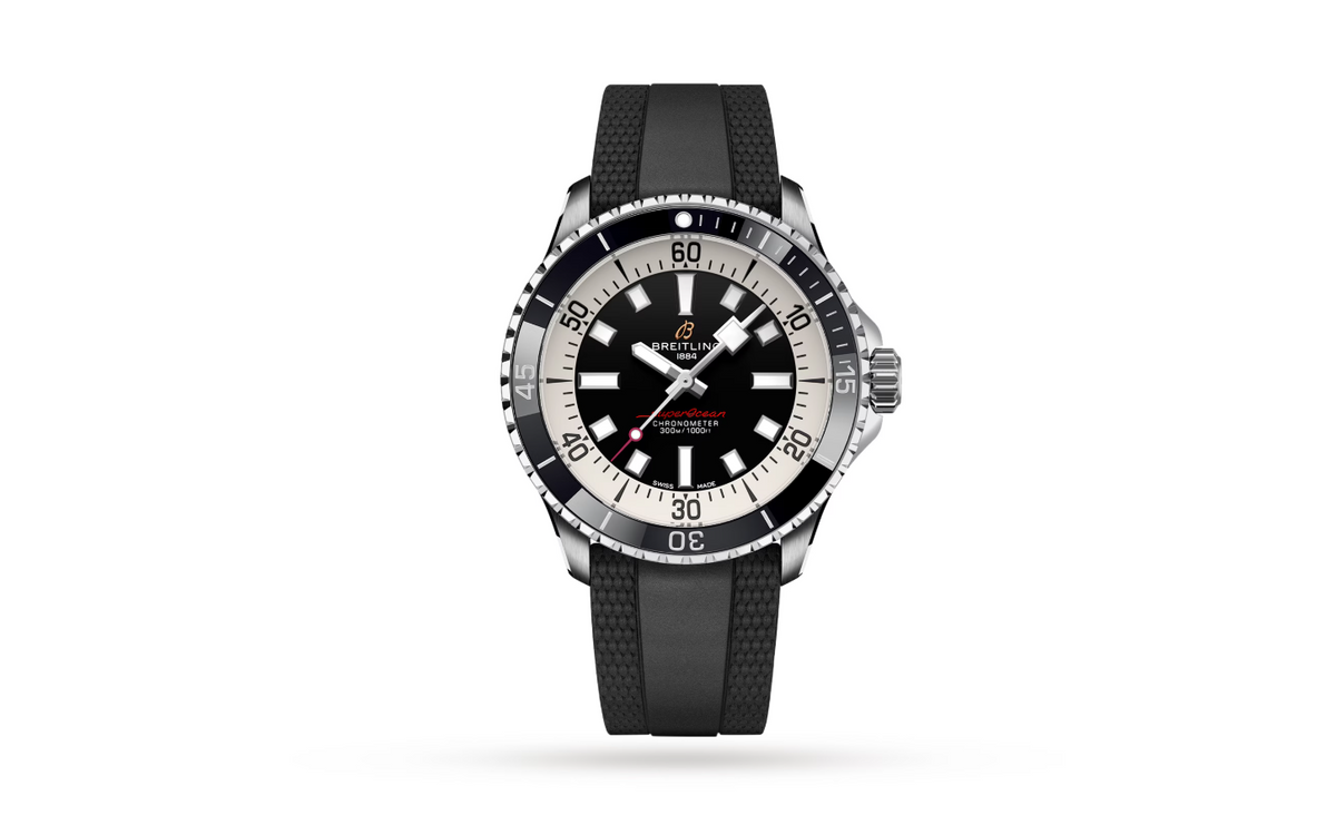 BRT Superocean Automatic 42 Stainless Steel Rubber Strap Watch