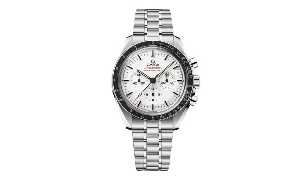 OMG Speedmaster Moonwatch Professional 42mm Mens Watch White