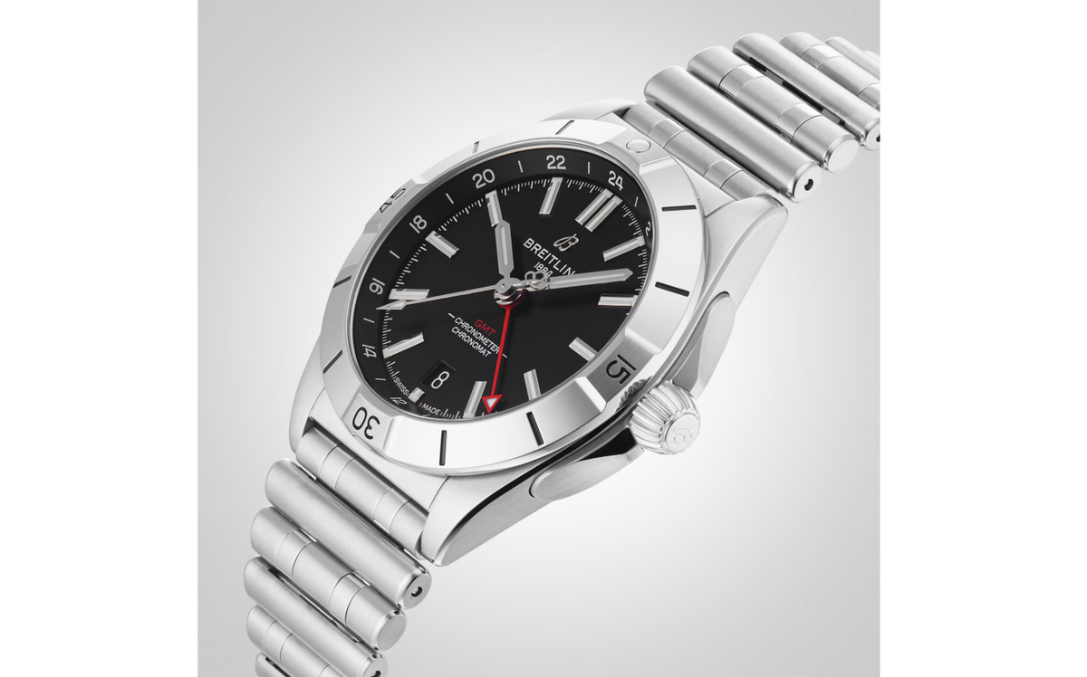 BRT Chronomat Automatic GMT 40 Stainless Steel Watch